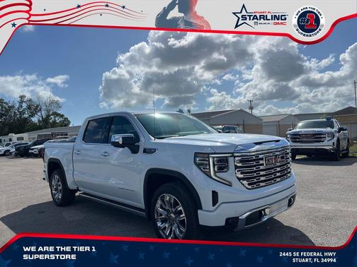Glacier White Tricoat 2026 GMC Sierra 1500 Denali