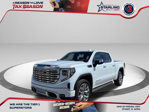 Glacier White Tricoat 2026 GMC Sierra 1500 Denali