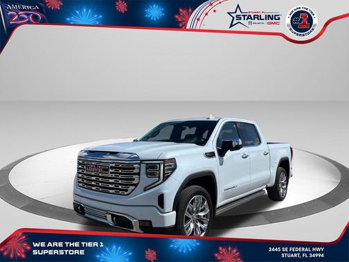 Glacier White Tricoat 2026 GMC Sierra 1500 Denali