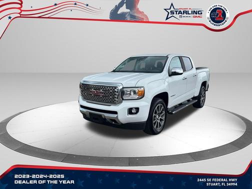 Summit White 2019 GMC Canyon Denali