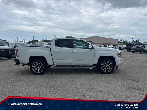 Summit White 2019 GMC Canyon Denali