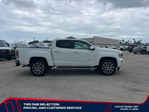 Summit White 2019 GMC Canyon Denali