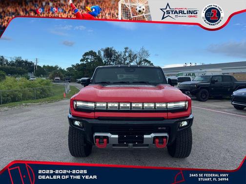 Solar Orange 2026 GMC HUMMER EV SUV 2X