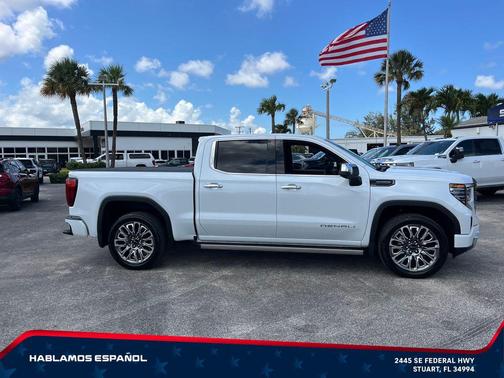 Glacier White Tricoat 2026 GMC Sierra 1500 Denali Ultimate