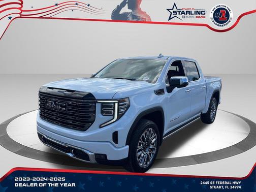 Glacier White Tricoat 2026 GMC Sierra 1500 Denali Ultimate