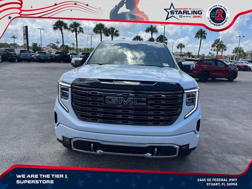 Glacier White Tricoat 2026 GMC Sierra 1500 Denali Ultimate