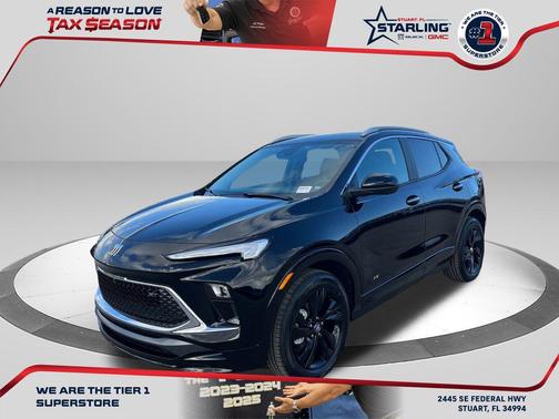 Ebony Twilight Metallic 2026 Buick Encore GX Sport Touring