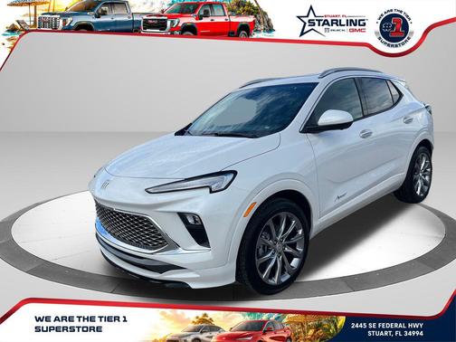 White Frost Tricoat 2026 Buick Encore GX Avenir