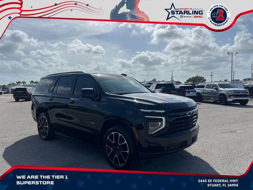 Black 2025 Chevrolet Tahoe 2WD RST