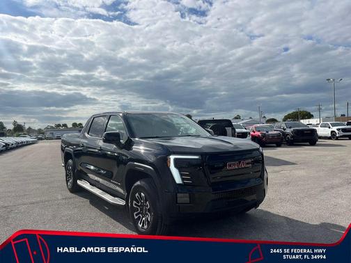 Onyx Black 2026 GMC Sierra EV Extended Range Elevation