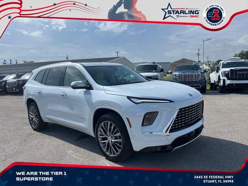 Iridescent White Tricoat 2026 Buick Enclave Avenir FWD
