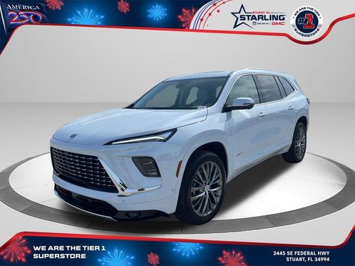Iridescent White Tricoat 2026 Buick Enclave Avenir FWD