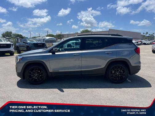 Satin Steel Metallic 2021 GMC Terrain SLT