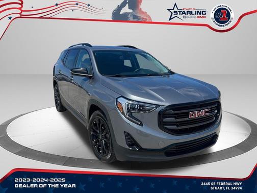 Satin Steel Metallic 2021 GMC Terrain SLT
