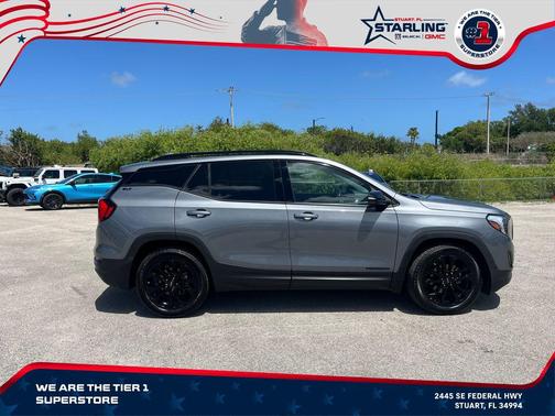 Satin Steel Metallic 2021 GMC Terrain SLT