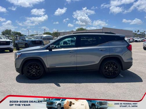 Satin Steel Metallic 2021 GMC Terrain SLT