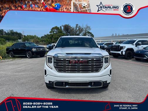 White Frost Tricoat 2023 GMC Sierra 1500 Denali