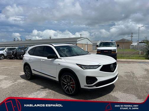 Platinum White Pearl 2024 Acura MDX Type S Advance Package