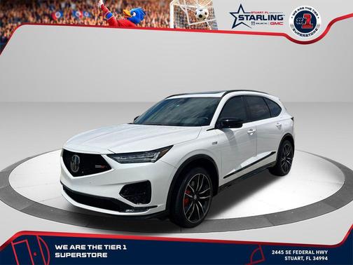 Platinum White Pearl 2024 Acura MDX Type S Advance Package