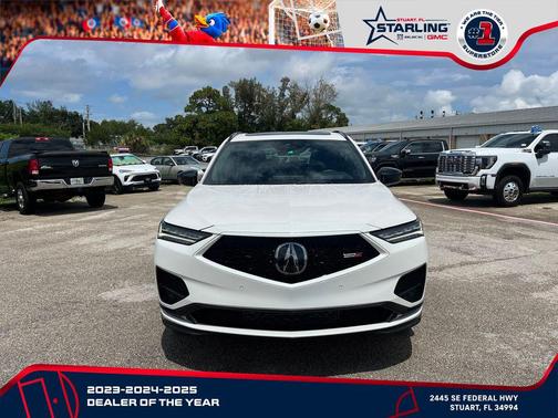 Platinum White Pearl 2024 Acura MDX Type S Advance Package