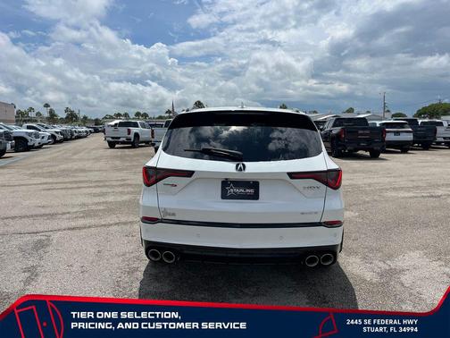 Platinum White Pearl 2024 Acura MDX Type S Advance Package