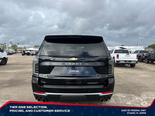Black 2025 Chevrolet Tahoe Premier