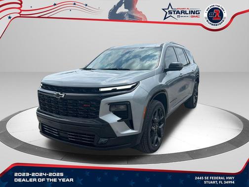 Sterling Gray Metallic 2024 Chevrolet Traverse RS