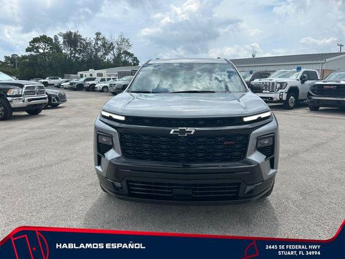 Sterling Gray Metallic 2024 Chevrolet Traverse RS