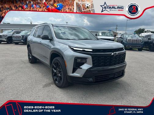 Sterling Gray Metallic 2024 Chevrolet Traverse RS