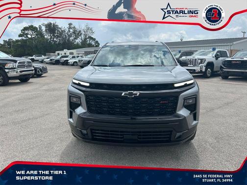 Sterling Gray Metallic 2024 Chevrolet Traverse RS