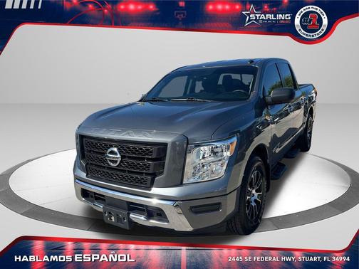 Gun Metallic 2021 Nissan Titan SV