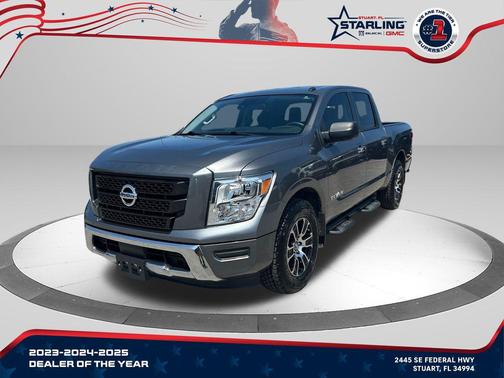 Gun Metallic 2021 Nissan Titan SV