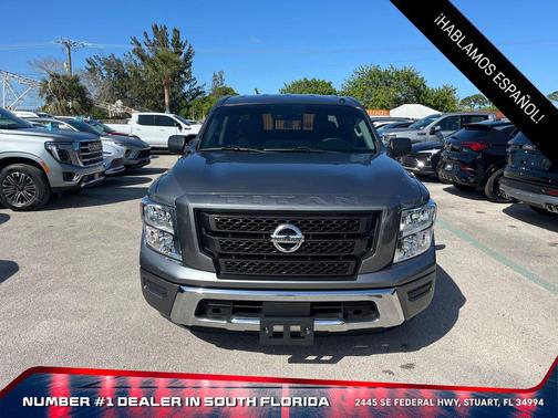 Gun Metallic 2021 Nissan Titan SV