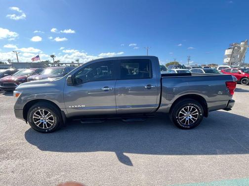 Gun Metallic 2021 Nissan Titan SV
