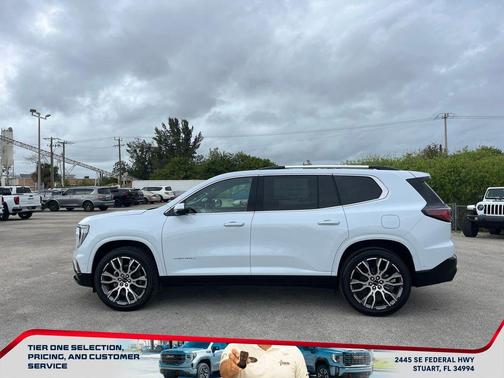 Glacier White Tricoat 2026 GMC Acadia Denali