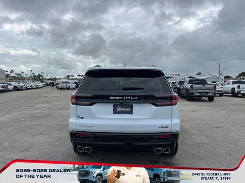 Glacier White Tricoat 2026 GMC Acadia Denali