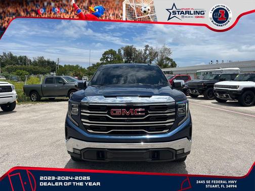 Pacific Blue Metallic 2023 GMC Sierra 1500 SLT