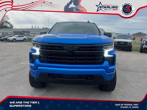 Riptide Blue Metallic 2025 Chevrolet Silverado 1500 Custom