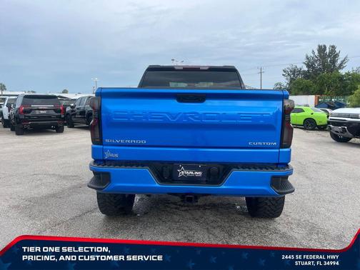 Riptide Blue Metallic 2025 Chevrolet Silverado 1500 Custom