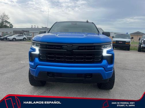 Riptide Blue Metallic 2025 Chevrolet Silverado 1500 Custom