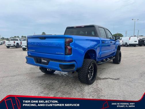 Riptide Blue Metallic 2025 Chevrolet Silverado 1500 Custom