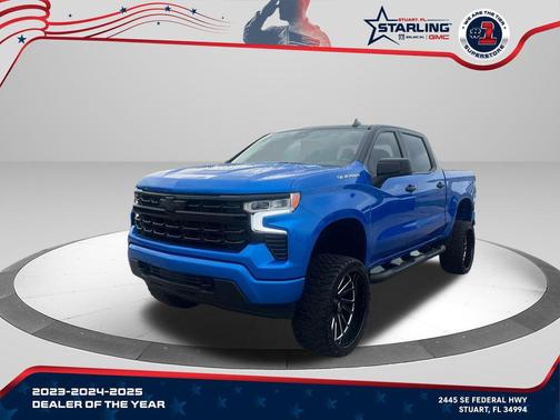 Riptide Blue Metallic 2025 Chevrolet Silverado 1500 Custom