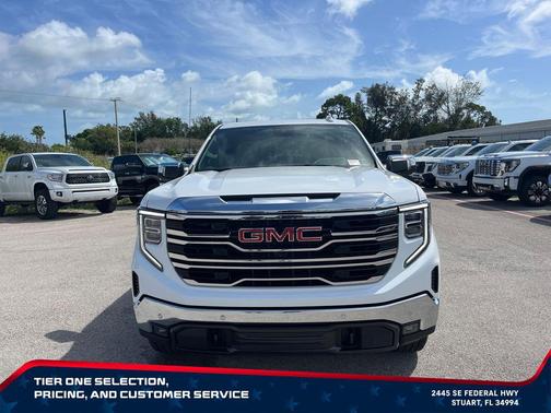Summit White 2026 GMC Sierra 1500 SLT