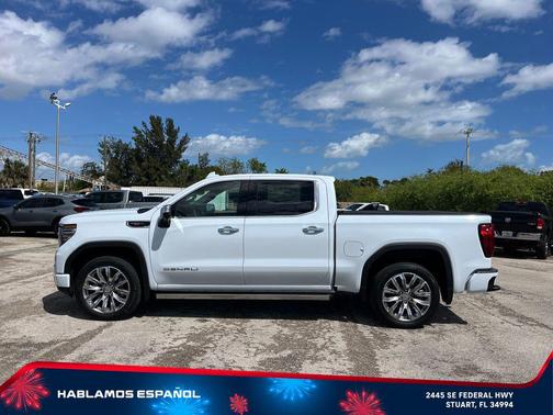 Glacier White Tricoat 2026 GMC Sierra 1500 Denali