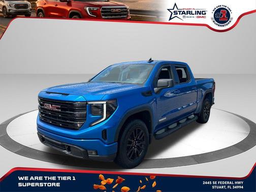 Dynamic Blue Metallic 2022 GMC Sierra 1500 Elevation