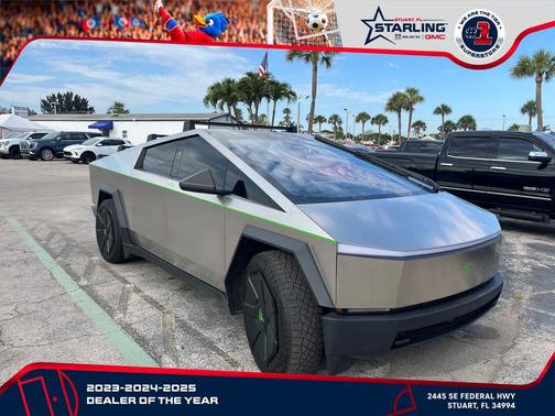 Stainless Steel 2024 Tesla Cybertruck All-Wheel Drive