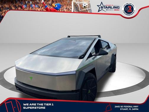 Stainless Steel 2024 Tesla Cybertruck All-Wheel Drive