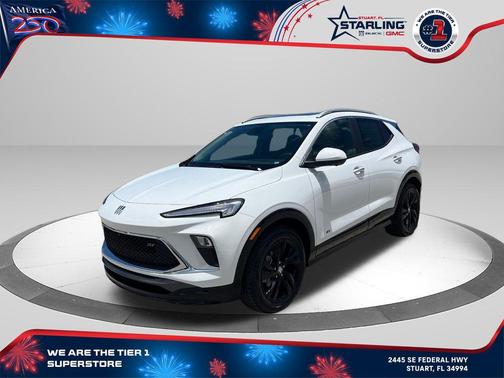 Summit White 2026 Buick Encore GX Sport Touring