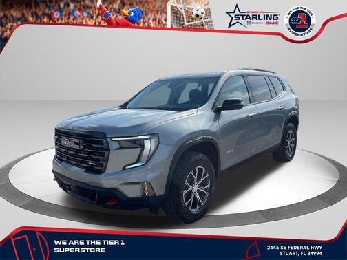 Sterling Metallic 2026 GMC Acadia AT4 AWD