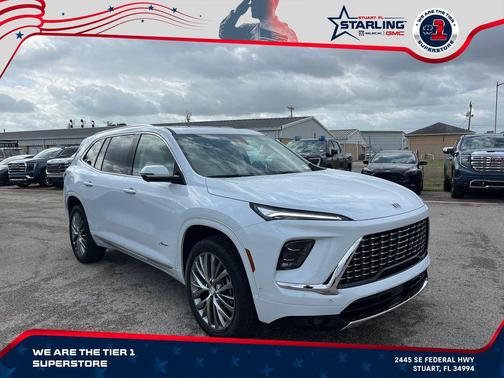 iridescent white tricoat 2026 Buick Enclave Avenir FWD
